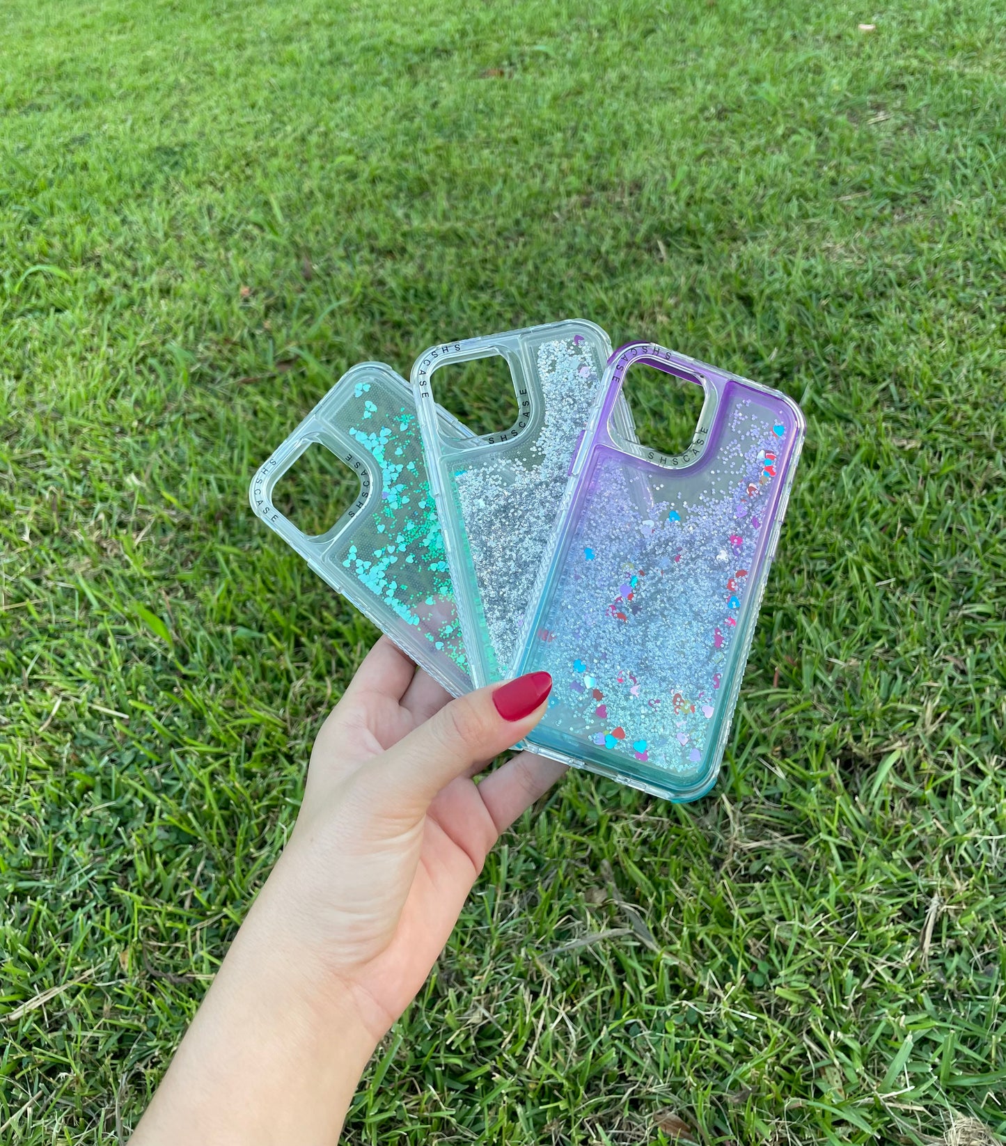 Clear Shimmery Cover